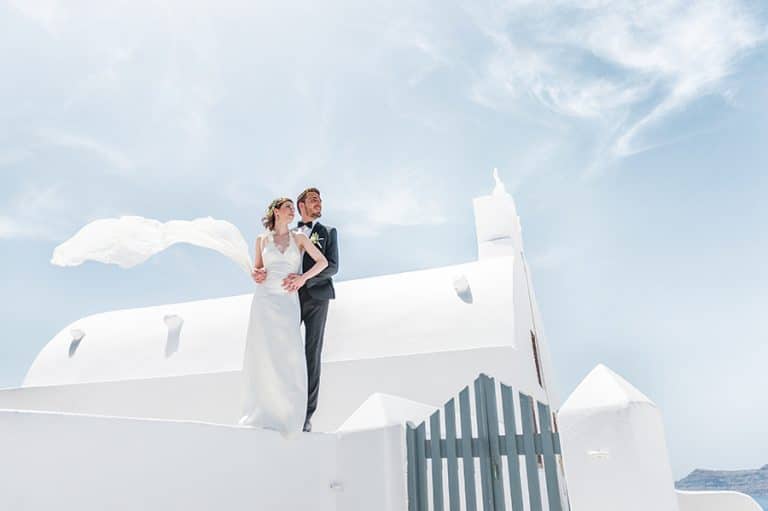 Mariage – Photos de couples à Santorin